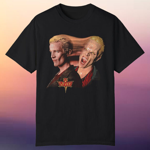 Rochiche P Other - Buffy The Vampire Slayer T-Shirt Spike TV Show Fan Retro Graphic Tee